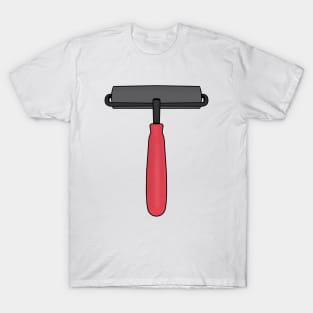 Rubber Brayer Roller Woodcut T-Shirt